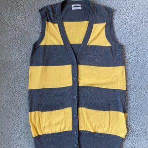 NWOT Madewell Wallace Striped Vest Sz S